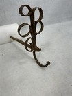 Antique Lantern Lamp Hook Stick Peg Iron Early Primitive  Fancy 18th Authentic