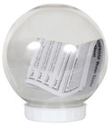 Diy Christmas Clear Plastic Snow Globe Screw Off Cap Instructions 5 375    Qty 1