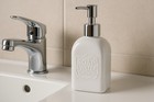 Modern Bathroom Soap Pump     White Ceramic Dispenser For Hand Soap