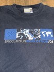 Rare Eric Clapton 2001 World Tour T Shirt Black 2xl 2 Sided Vintage  Made In Usa