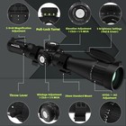 3-9x40 Ao Rifle Scope 30mm Tube Red green Mil-dot Zero Reset Parallax Adjustment