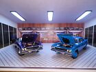 Ycid 1 18 Mr Norm s Grand Spaulding Dodge Dealership Lighted 3 Car Model Diorama