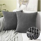 12 14 16 18 20 22 24 26 28in Plush Jumbo Cord Corduroy Cushion Cover Pillow Case