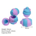 35ml Nonstick Silicone Jar Box Honey Pots Mix Colors