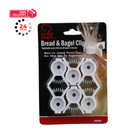 Chef Craft Select Plastic Bread And Bagel Clip  6 6 Count  pack Of 1   White