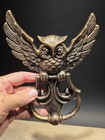 Antique Vintage Style Cast Iron Owl Door Knocker