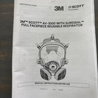 3m Scott Safety Av-3000 Full Face Respirator
