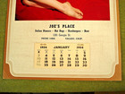 Original 1954 Marilyn Monroe  golden Dreams  Calendar - Ex 