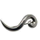 925 Sterling Silver Modernist Brooch     Abstract   Scandinavian Style     4 5cm