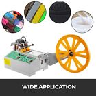 Automatic Computer Cloth Tape Cutting Machine Hot Cold Knife Sticker Tube Zipper