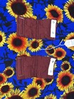   handmade Baby Infant Car Seat Canopy-cover Floral Blue Sunflower