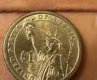 George Washington 2007 P  1 Coin Pictures Edge Lettering Rare