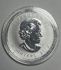2019 Canada  5 Reverse Proof 1 Oz  9999 Silver Maple Leaf Phonograph Privy Mark