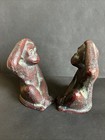 Vintage Cast Iron Monkey Figurine  6  Bookends