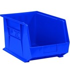  Plastic Stack hang Storage Bin Containers  10-3 4 X 8-1 4 X 7 Inches  Blue