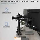 Triple Monitor Desk Mount  Heavy Duty Adjustable Stand  3 Screens Up To 32 