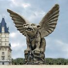 Gothic Chained Gargoyle Statue Sculpture  Medieval Cathedral Yard Ornament Decor