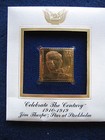 1998 Jim Thorpe Replica Star At Stockholm Gold Golden Cover Stamp