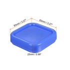 2pcs Magnetic Pin Cushion Square Sewing Pin Holder Storage Case Tool  Blue