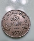 1920 Canada One Cent Coin Small Fast Shipping