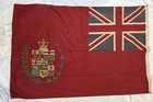 Original Ww1 Era 1868-1921 Canada Red Ensign Flag Cloth Flag Rare Vintage B8