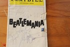 Beatlemania  Playbill Signed   1978 Joe Pecorino Mitch Weissman Rick Bloom