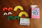 Vintage Clover Plastic Pom Pom Maker Lot - Japan With Instructions In Japanese