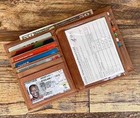 Men s Genuine Leather Bifold Wallet Hipster Credit Card Id Holder Rfid Blocking