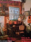 Macrame Masterpieces  Curtains  Bed  Plant Hangers     Vtg Patterns - See Pics