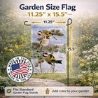 Caroline s Treasures European Goldfinch Garden Flag Asa2007gf