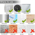6 Pcs Flowers Wall Decals Stickers Vinyl Removable Peel And Stick Colorful Dr   