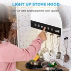 Bcp Pretend Play Corner Kitchen Wooden Toy Set For Kids W  Lights  Sounds