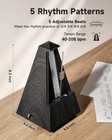 Metronome Mechanical Piano Guitar Drum Violin Saxophone Dpm-1 Black Donner Track