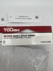 New Hyper Tough Safety Outlet Plug 2   3 Prong Covers  30pk  X 2 Packs Frees h
