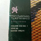 Shuttle Spindle   Dyepot Winter 1990 91 Volume Xxii No  1 Issue 85