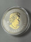 2023 Canada  20 Ultra High Relief Gold Plated 1 Oz  9999 Silver Coin  No Box coa