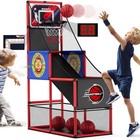 Arcade Basketball Game With Electronic Scoreboard   Dartboard - Fun Indoor Sport