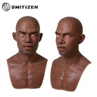 Smitizen Tan Realistic Professional Silicone Human Skin Mask Male Mask Cosplay 