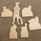 1895 Mclaughlin s Xxxx Coffee Paper Dolls Monkey Dog Goose Sheep Swan Lot