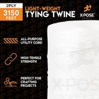 Polypropylene Twine - 2 Ply X 3150 Ft White Poly Twine