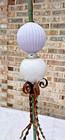 Antique 1800   s Lightning Rod Weathervane Delphite Glass Balls Barn Find Original