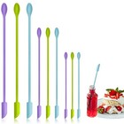 9 Pieces Mini Silicone Spatula-makeup Spatula-small Silicone Spatula-thin 