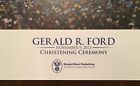 Uss Gerald R  Ford Cvn 78 Aircraft Carrier Christening Ceremony Poster  2013