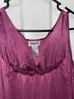 Vanity Fair Large Burgundy Gown With Flower Embroidery