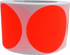 Circle Dot Stickers   3  Inches Round   500 Pack   Pick One Color