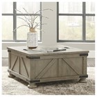 Bowery Hill Coffee Table   End Table Set In Weathered Gray