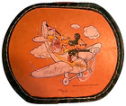 Vtg Walt Disney Neevel Donald Duck Mickey Childs Carrying Doll Case Lunchbox