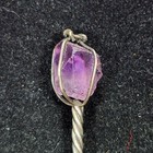 Silver Spoon W  Amethyst   Silver 1913 Brazil 1000 Reis Coin Bowl