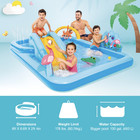 Intex 96  X 78  X 28  Inflatable Jungle Adventure Play Spray Kiddie Pool  used 