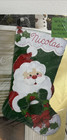  ja85100 Bucilla Stanziani  santa   Wreath  18  Felt Stocking Kit  Christmas